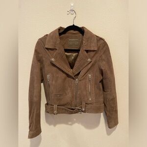 BlankNYC Suede Moto Jacket